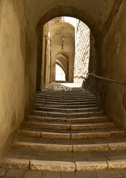 Montepulciano, Toskana, Treppe